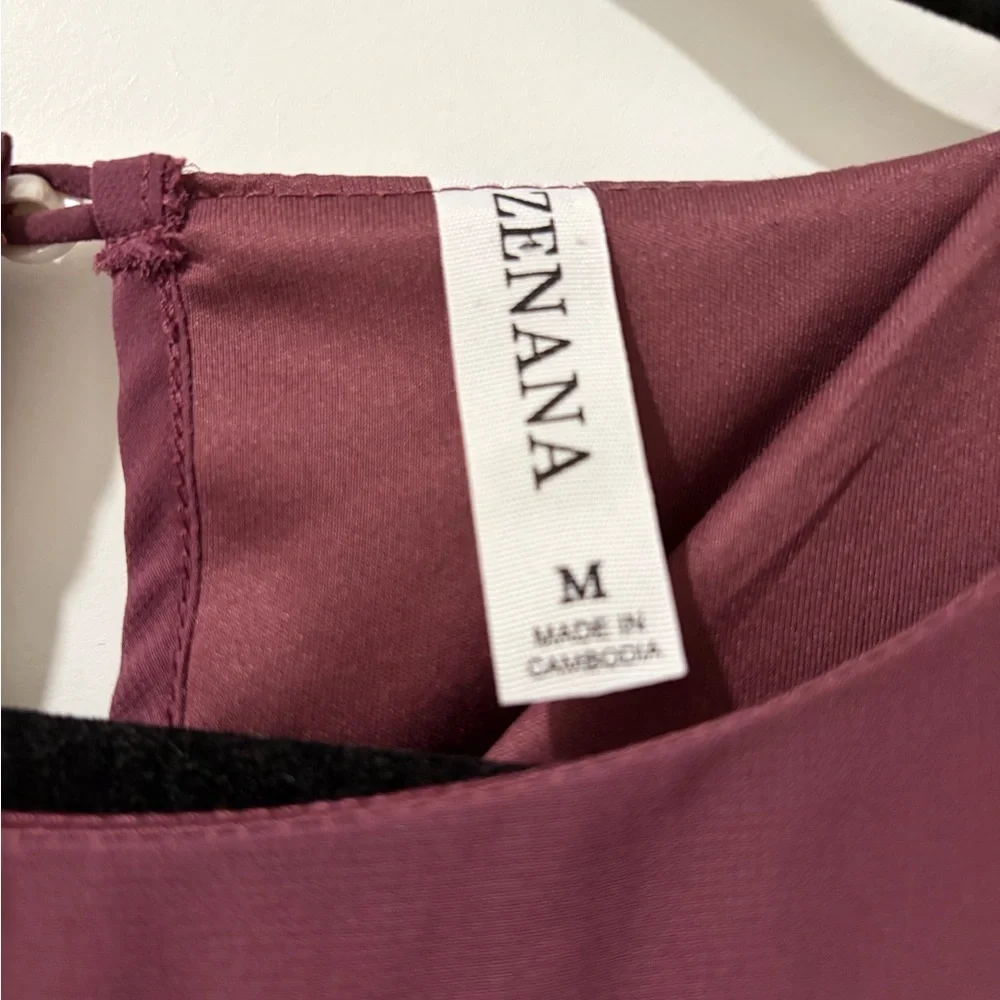 Zenana Outfitters Mauve Long Sleeve Blouse - Picture 2 of 4